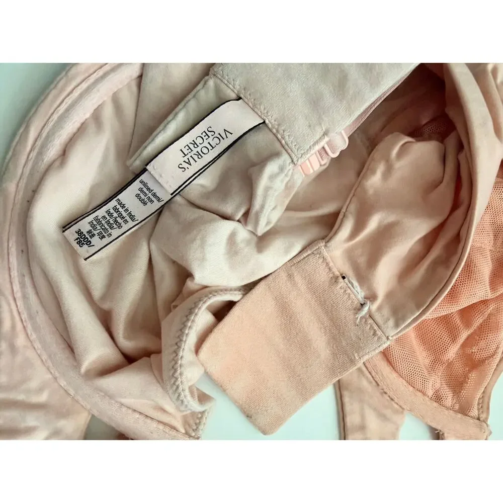 Victoria's Secret 38DDD Nude Lace & Full Coverage Bra Bundle